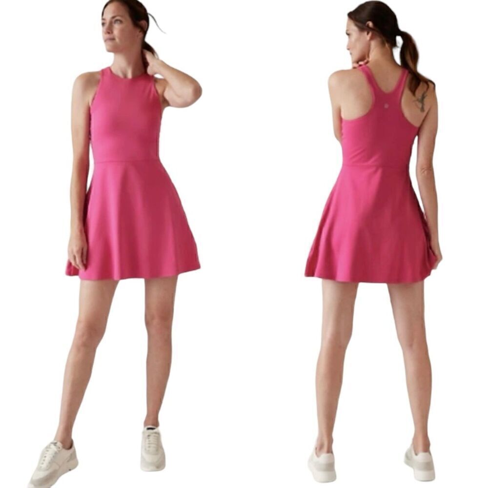 Athleta Pink Racerback Mini Dress